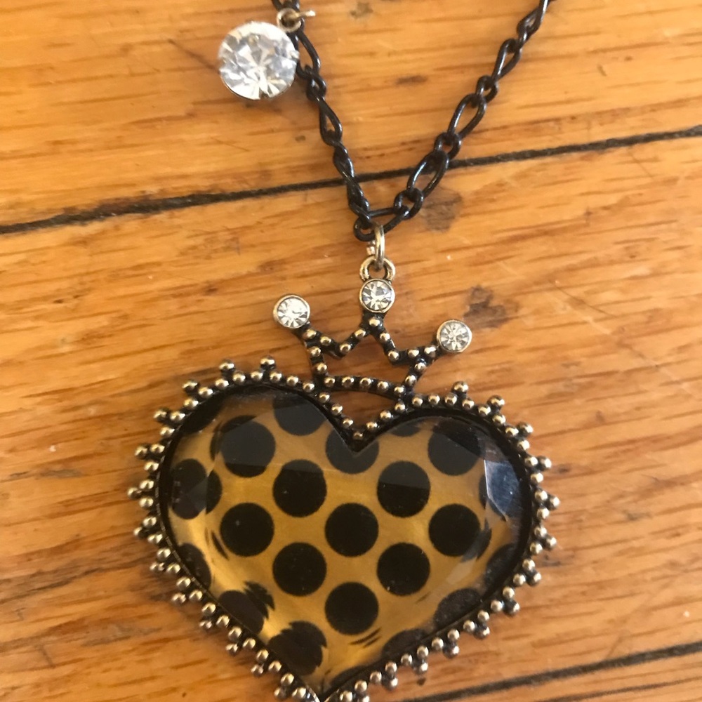 Betsy Johnson Long Statement Necklace